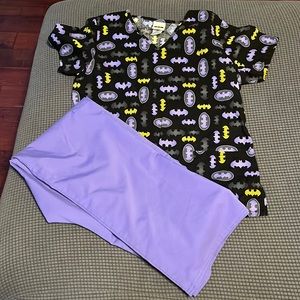 Scrubstar batman scrub set